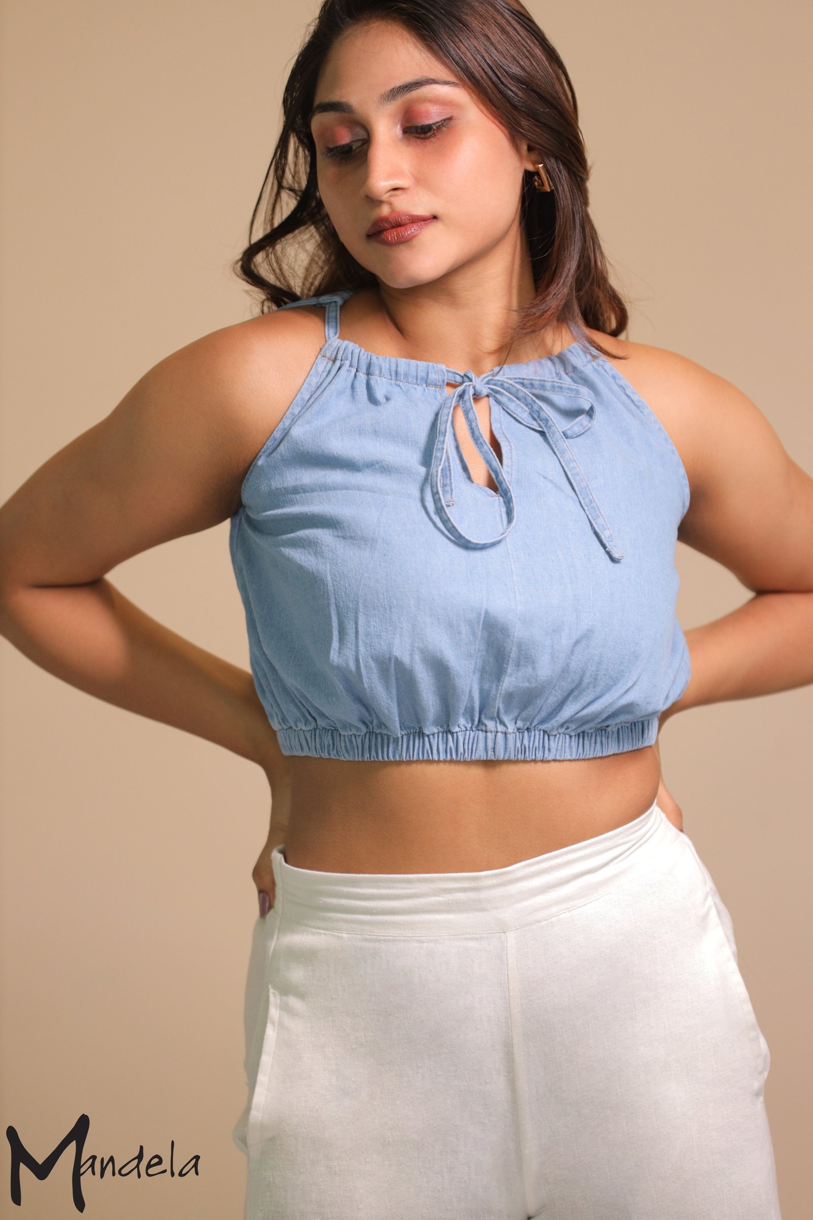 Denim Crop Top